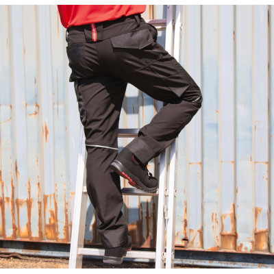 Softshell slim work trouser